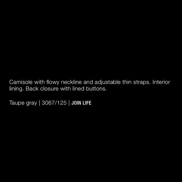 Zara Satin Effect Camisole - Size Small Taupe Grey - Picture 11 of 12